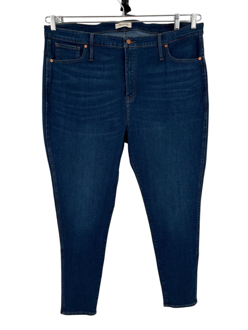 Madewell Jeans 10" High-Rise Skinny denim blue size W 37